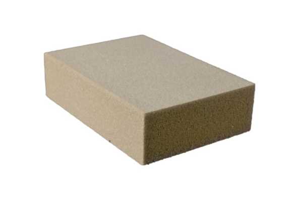 Schleifschwamm grau, 97 x 70 x 25 mm, Körnung 60, 100, 180